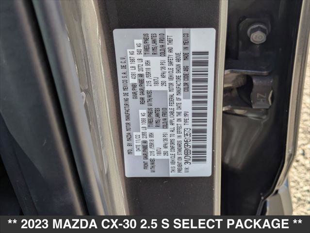 Certified 2023 MAZDA CX-30 AWD 2.5 S w/ Select Package image 22