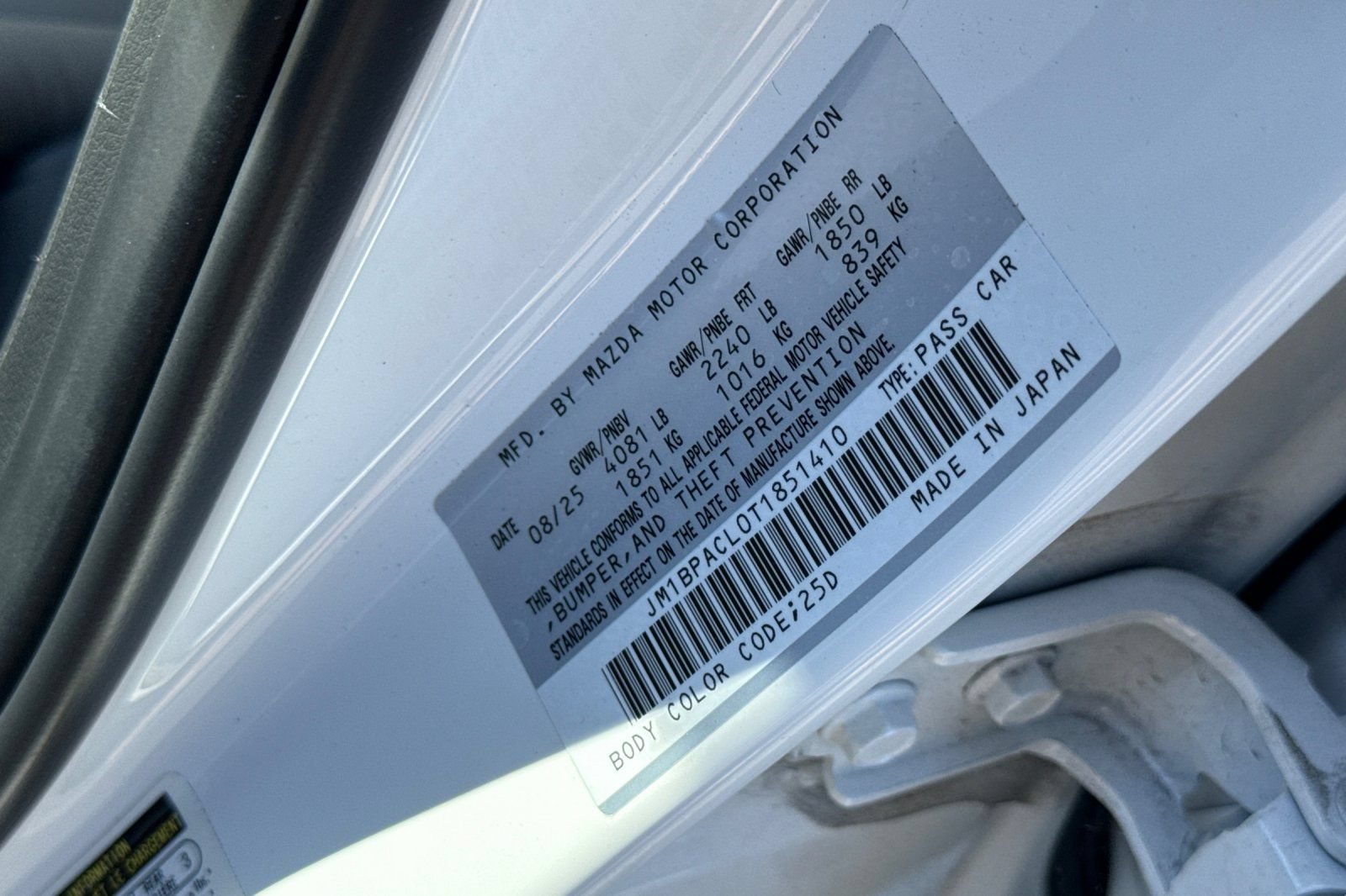 Certified 2026 MAZDA MAZDA3 2.5 S Sedan w/ Preferred Pkg FWD image 29
