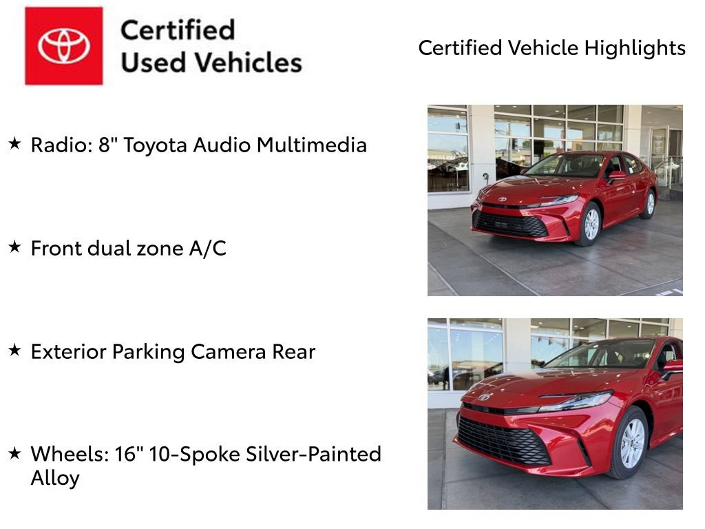 Certified 2026 Toyota Camry LE FWD image 7