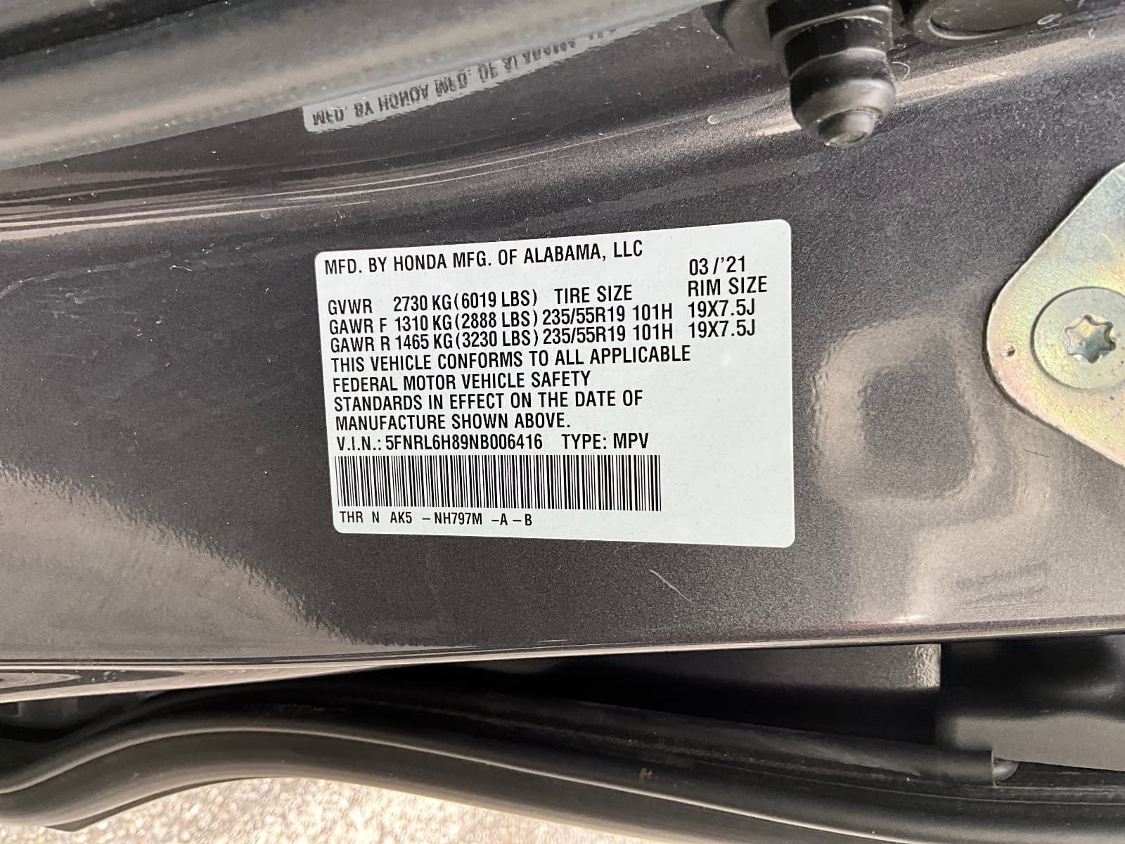 Used 2022 Honda Odyssey Touring image 15