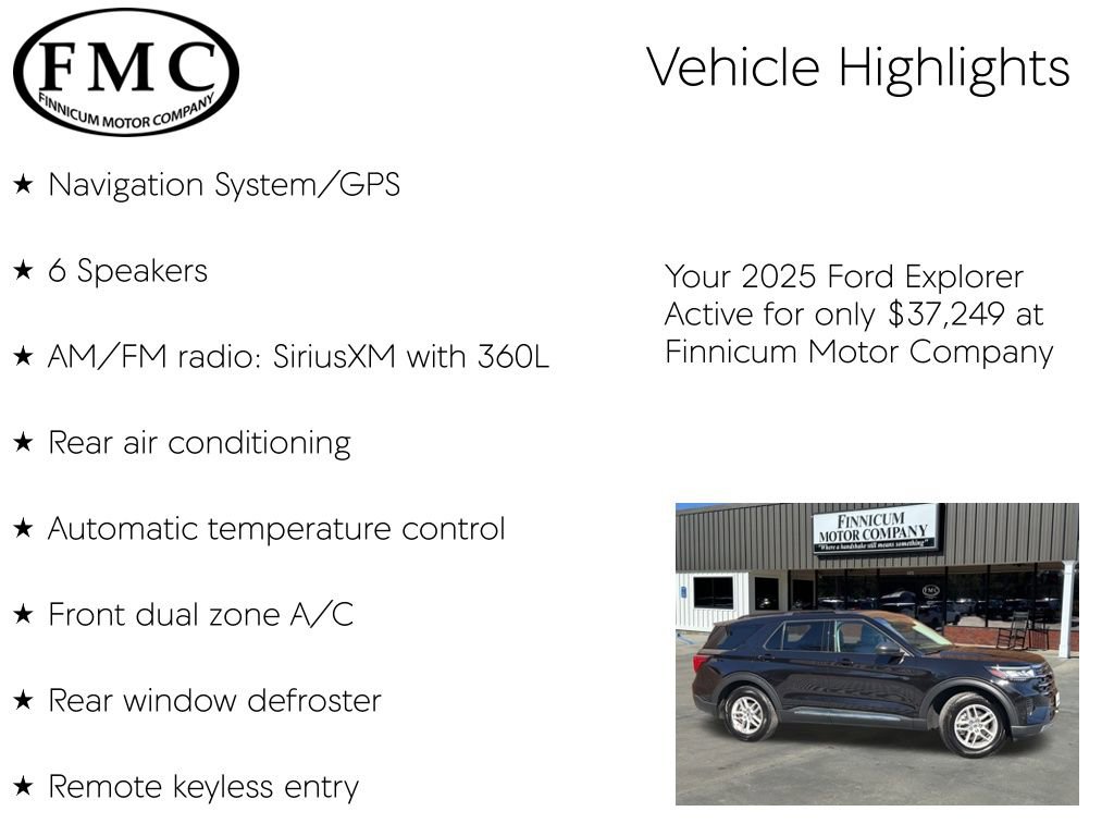Used 2025 Ford Explorer Active image 10