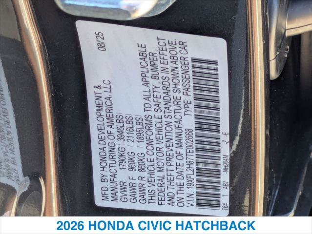 New 2026 Honda Civic Sport image 26