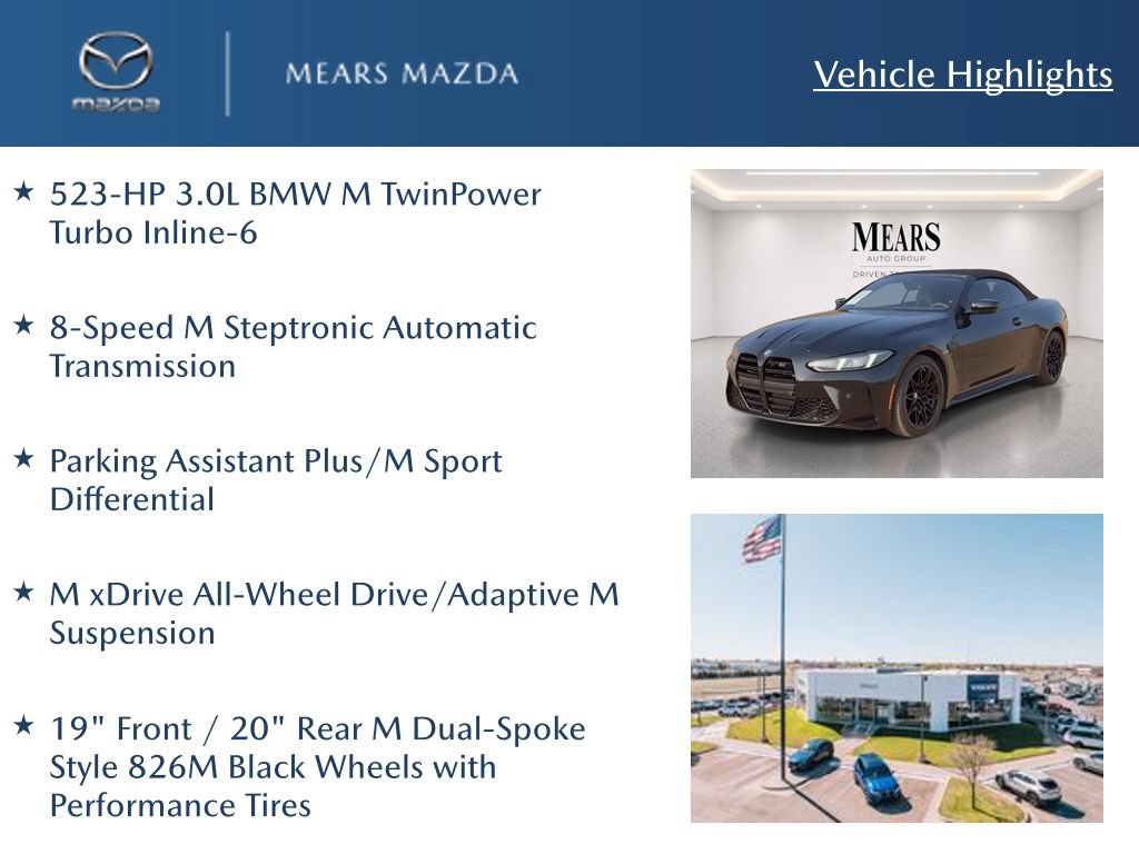 Used 2026 BMW M4 xDrive Competition w/ Parking Assistance Package AWD/4WD image 2