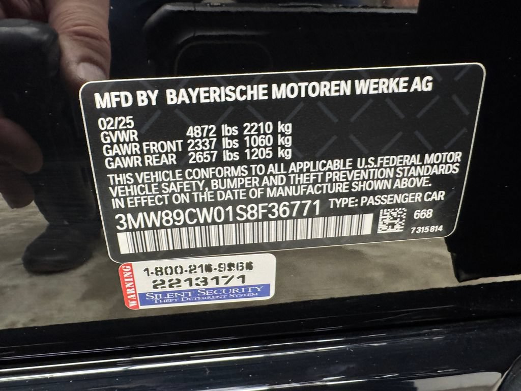Certified 2025 BMW 330i xDrive Sedan w/ Premium Package AWD/4WD image 33