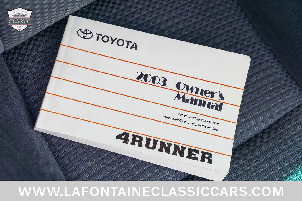 Used 2003 Toyota 4Runner Sport AWD/4WD image 9