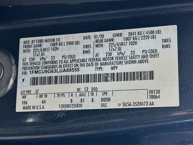 Used 2020 Ford Escape SE image 33