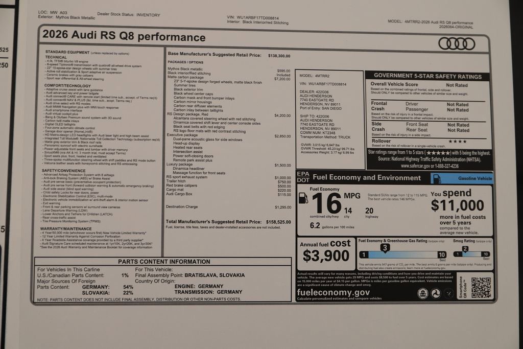 New 2026 Audi RS Q8 performance image 24