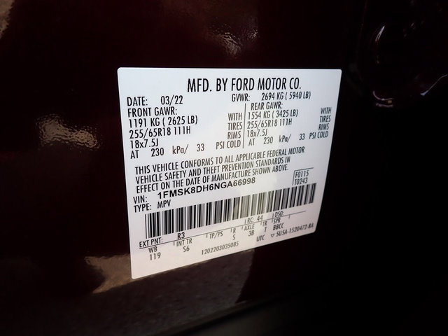 Used 2022 Ford Explorer XLT w/ Equipment Group 202A AWD/4WD image 24