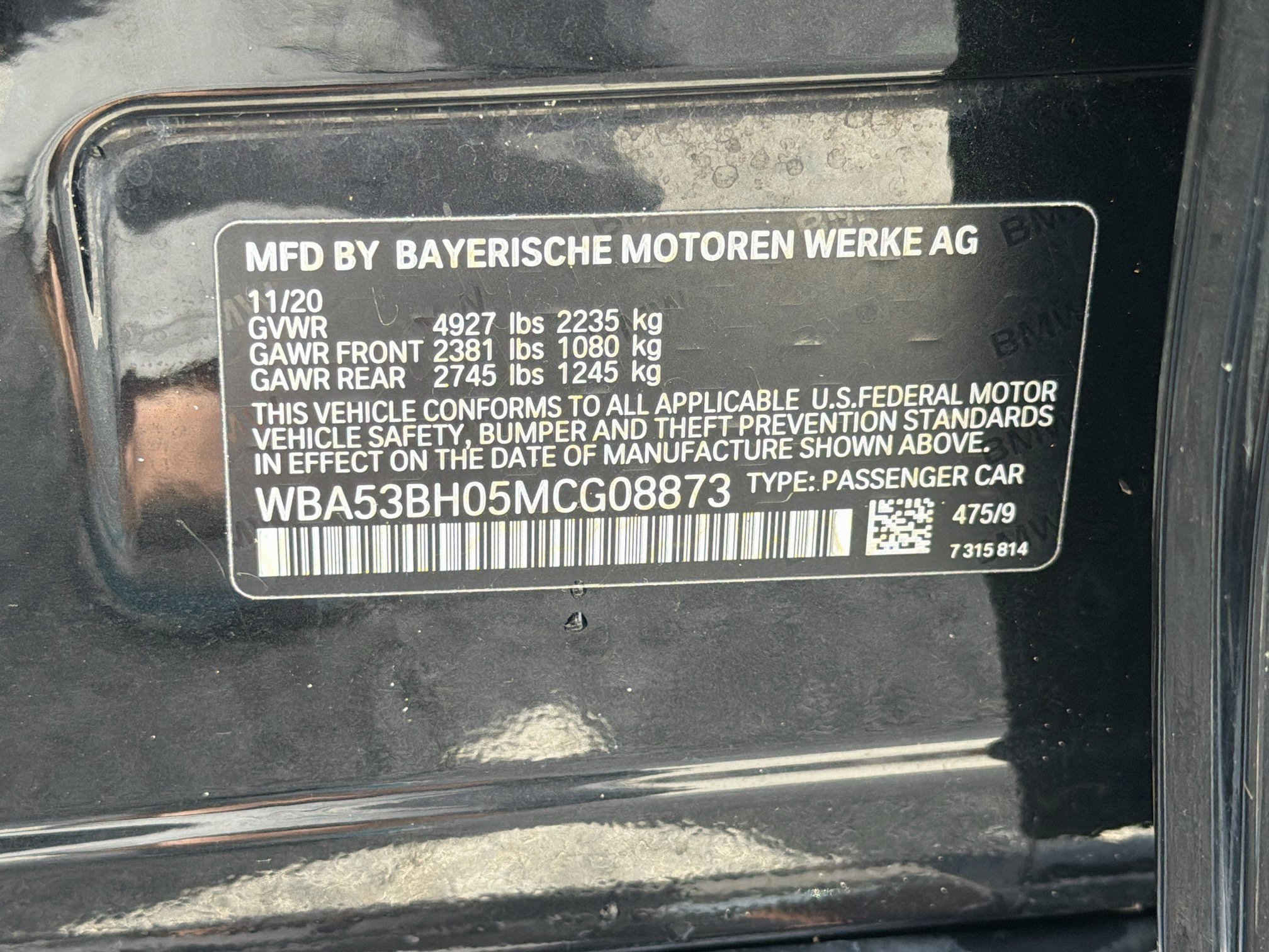 Used 2021 BMW 530i w/ Convenience Package RWD image 44