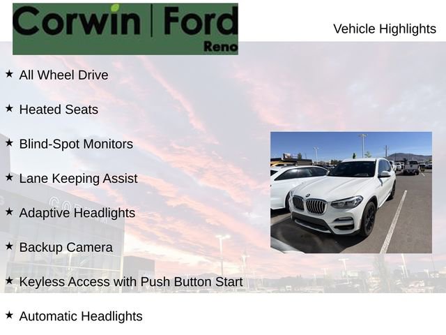Used 2019 BMW X3 xDrive30i w/ Driving Assistance Package AWD/4WD image 8