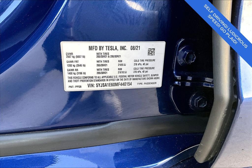 Used 2021 Tesla Model S Plaid image 41