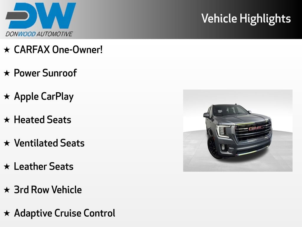 Used 2022 GMC Yukon SLT w/ SLT Luxury Package AWD/4WD image 3