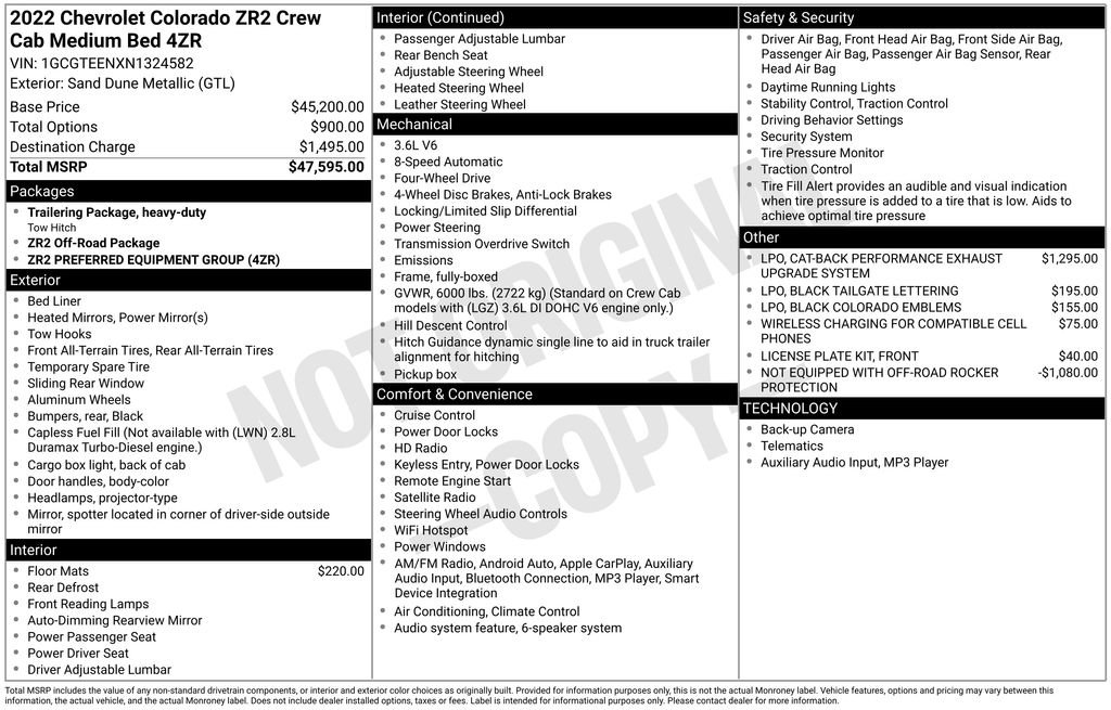 Used 2022 Chevrolet Colorado ZR2 image 6