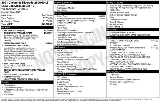 Used 2021 Chevrolet Silverado 2500 LT w/ All Star Edition image 9