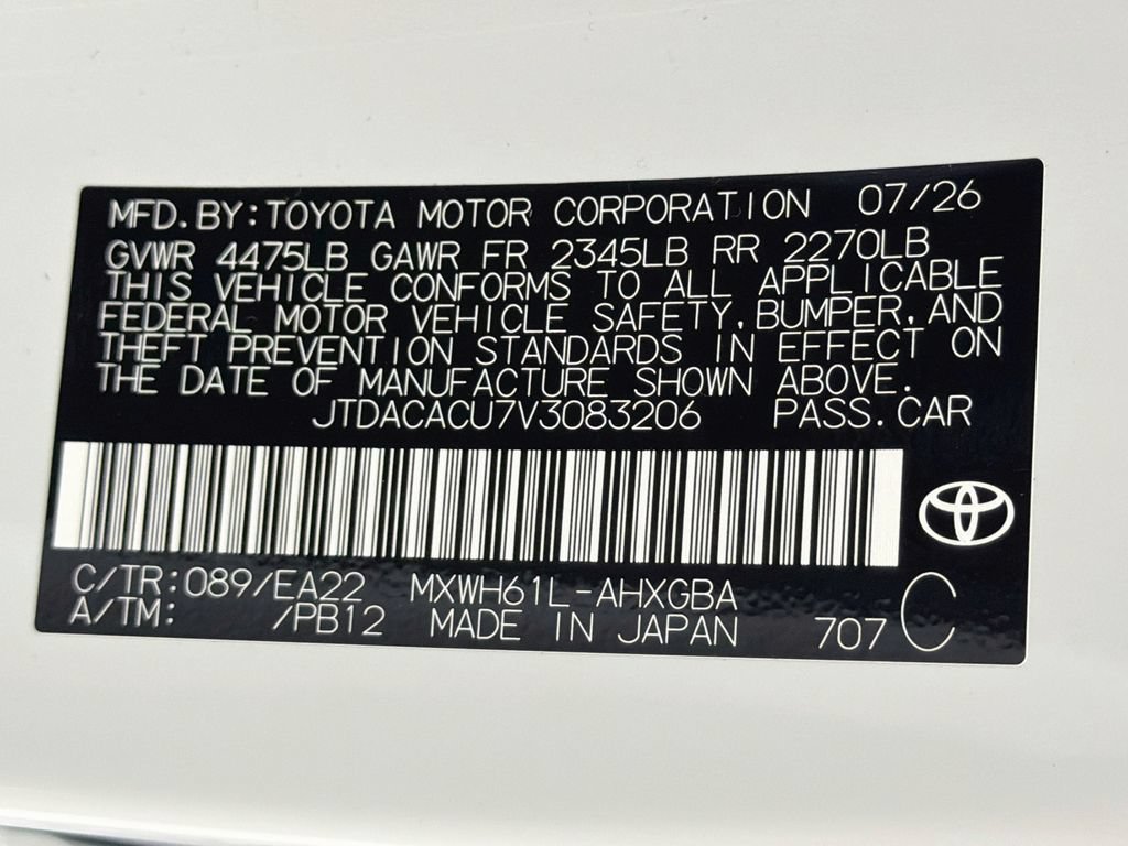 New 2027 Toyota Prius Plug-In Hybrid FWD image 27