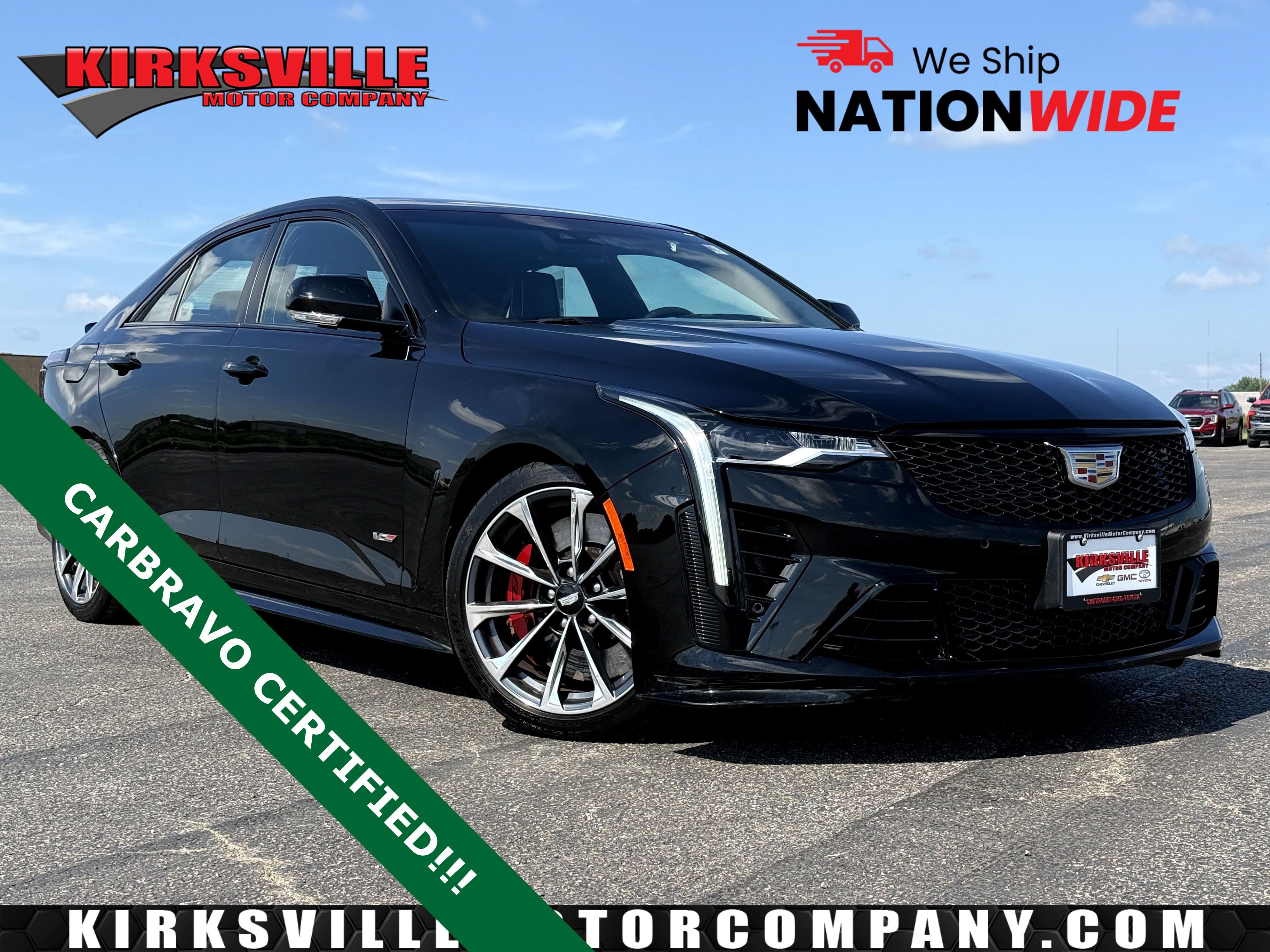 Certified 2023 Cadillac CT4 V Blackwing w/ Driver Assist Package RWD image 1