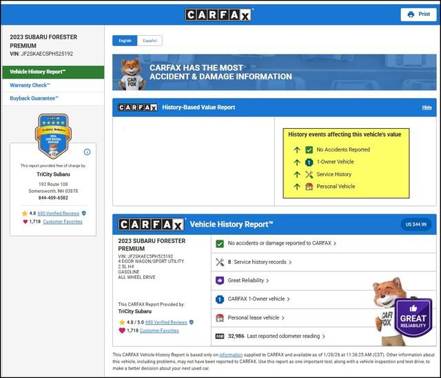 Used 2023 Subaru Forester Premium image 11