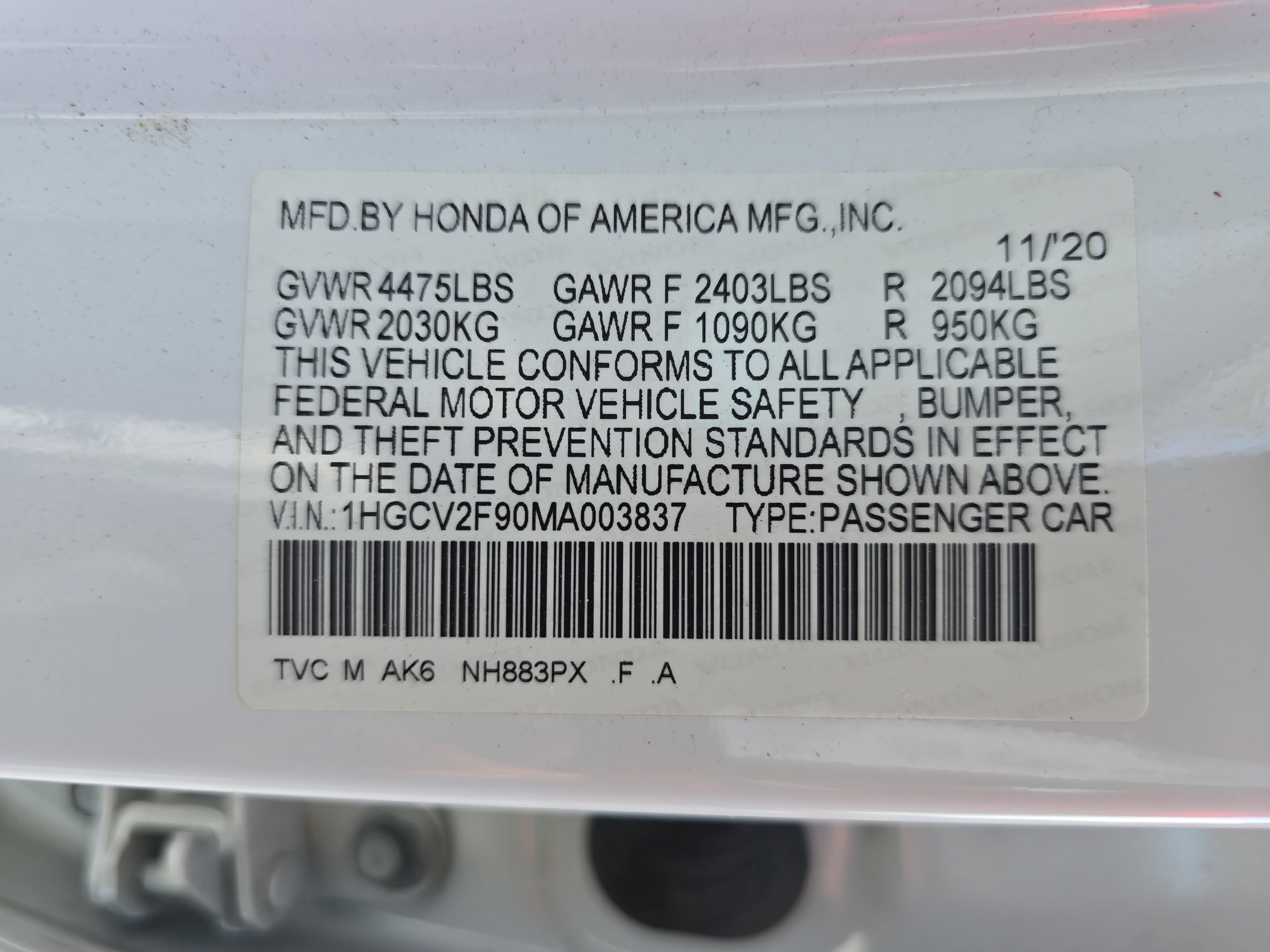 Used 2021 Honda Accord Touring image 37