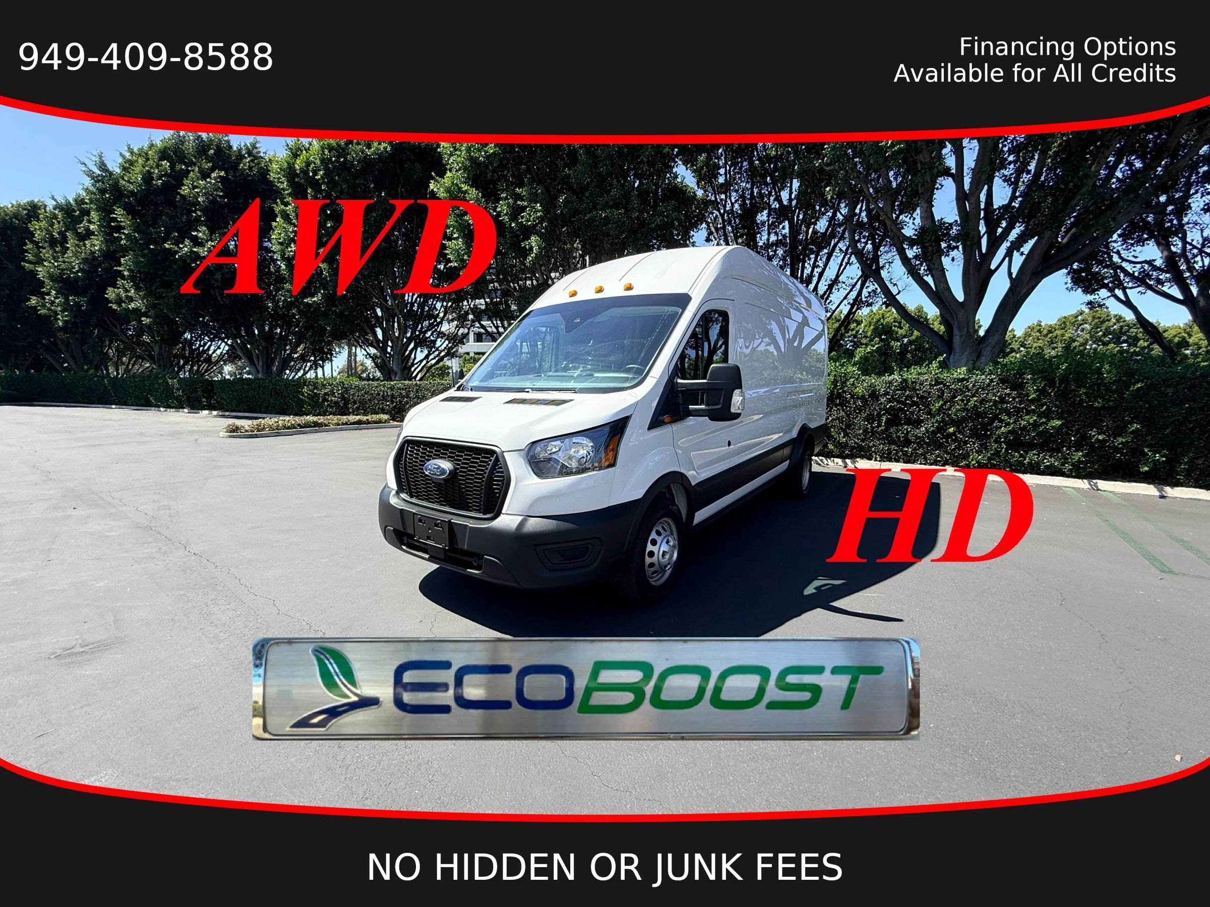 Used 2022 Ford Transit 350 148 High Roof Extended AWD w/ Load Area Protection Package