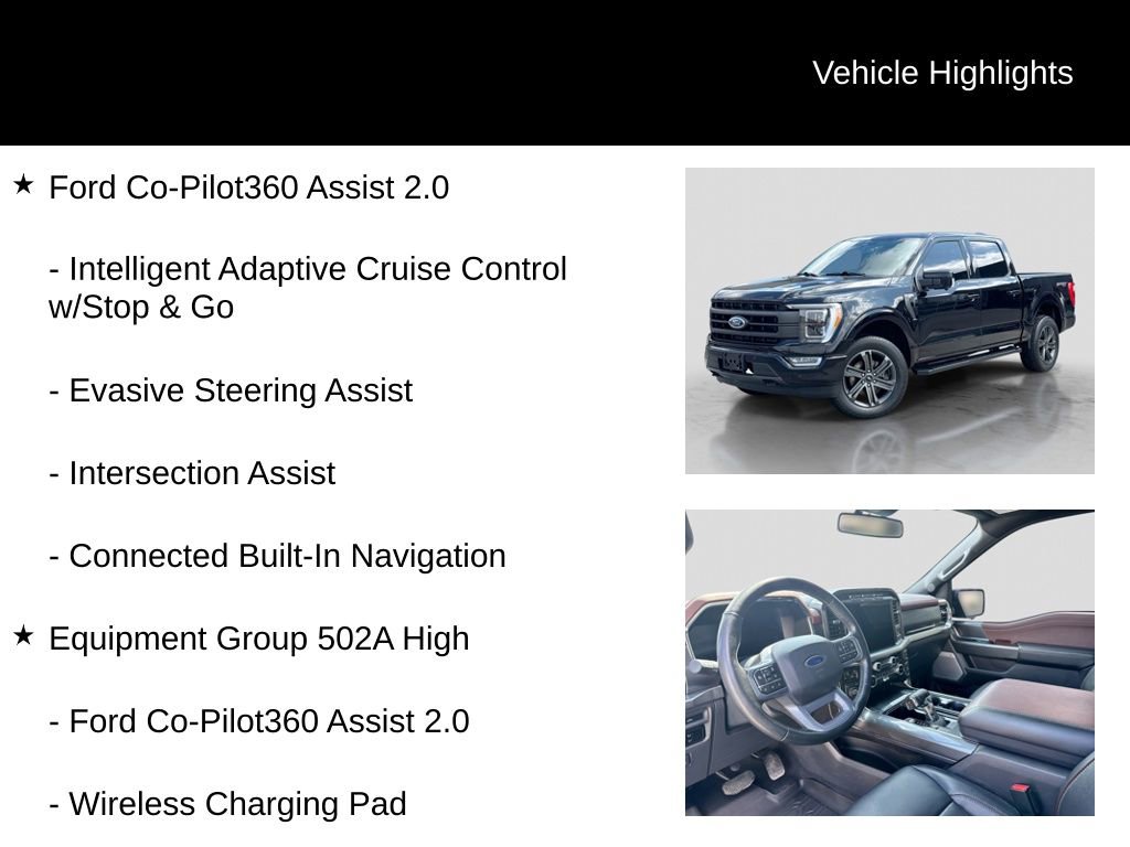 Certified 2023 Ford F150 Lariat w/ Equipment Group 502A High AWD/4WD image 6