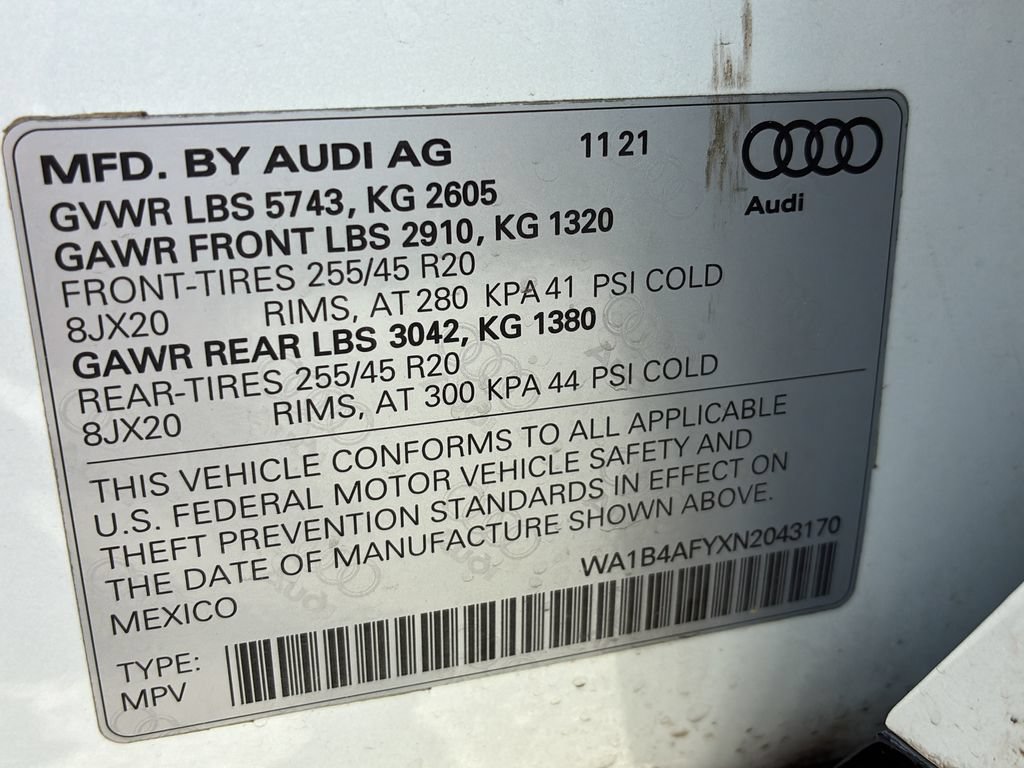 Used 2022 Audi SQ5 Premium Plus AWD/4WD image 38