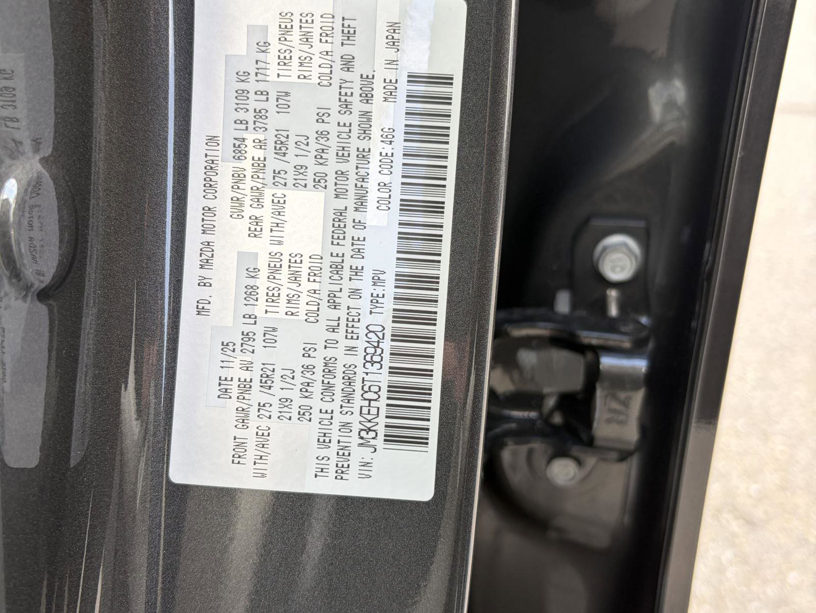 New 2026 MAZDA CX-90 3.3 Turbo S w/ Premium Plus image 49