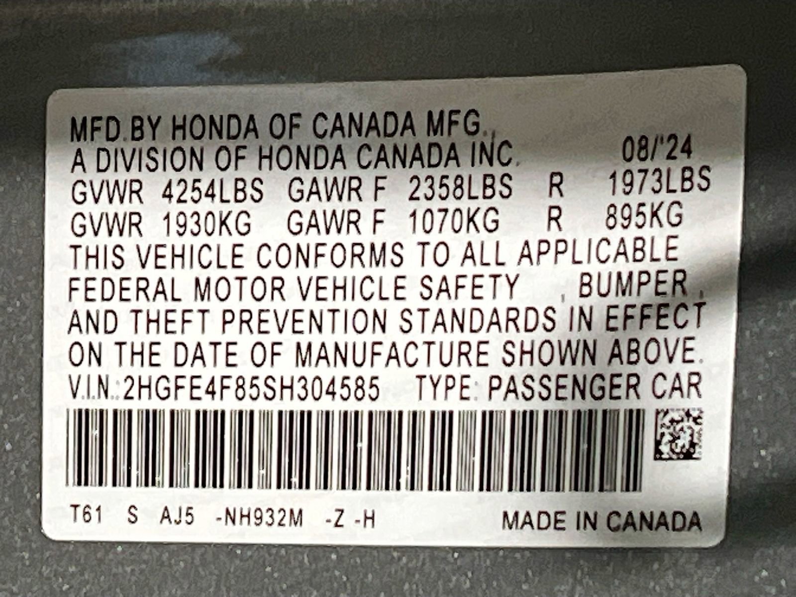 Used 2025 Honda Civic Sport Touring image 33