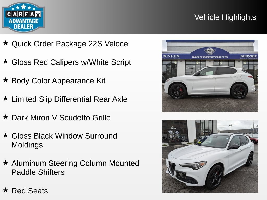 Used 2022 Alfa Romeo Stelvio Veloce AWD/4WD image 4