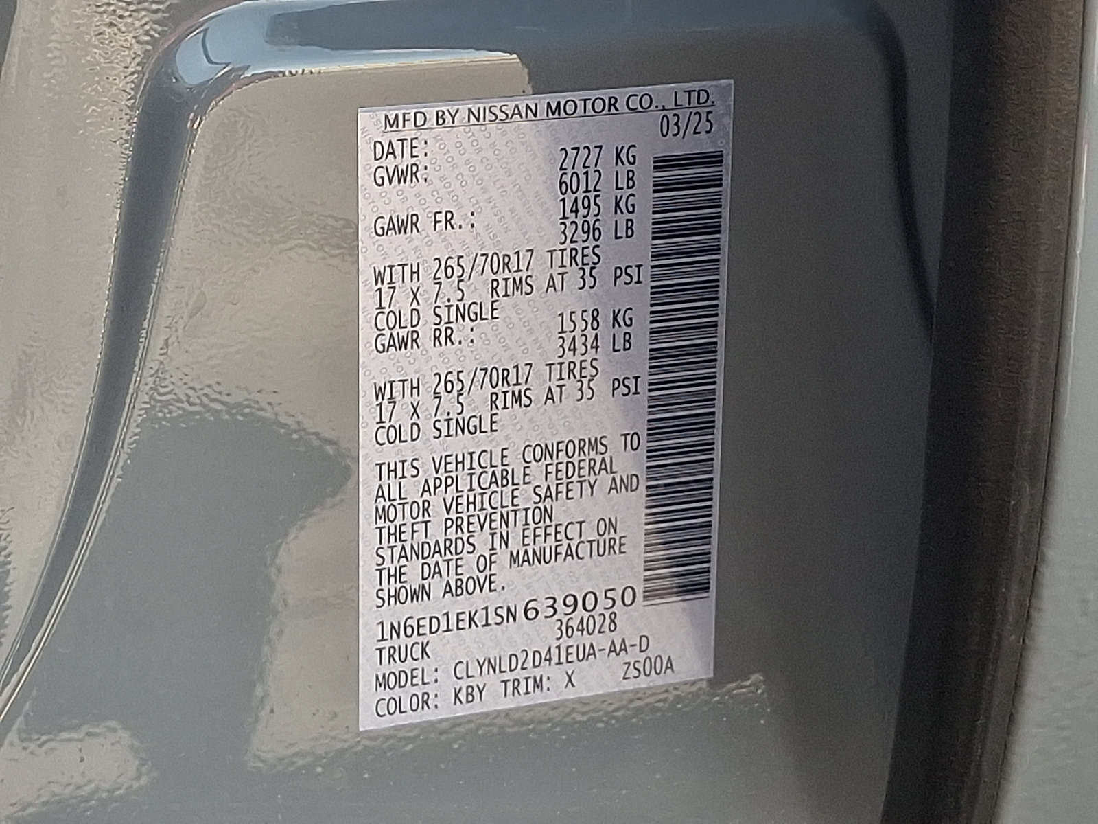 Certified 2025 Nissan Frontier PRO-4X AWD/4WD image 26