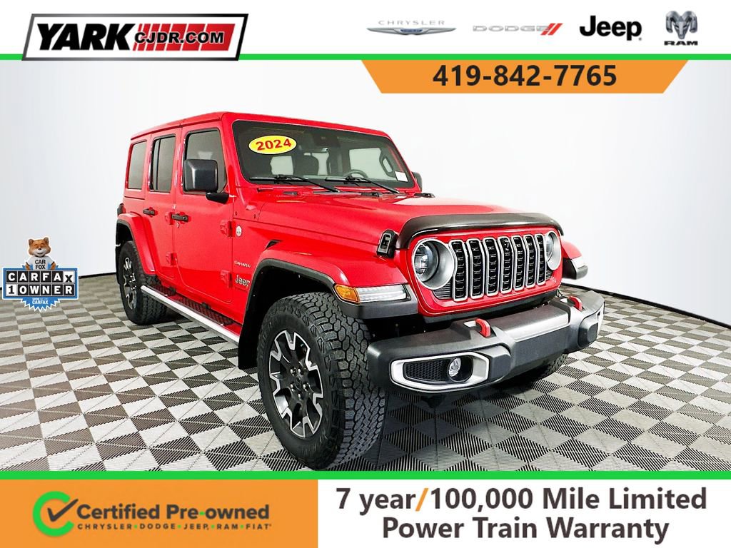 Certified 2024 Jeep Wrangler Sahara w/ Technology Group