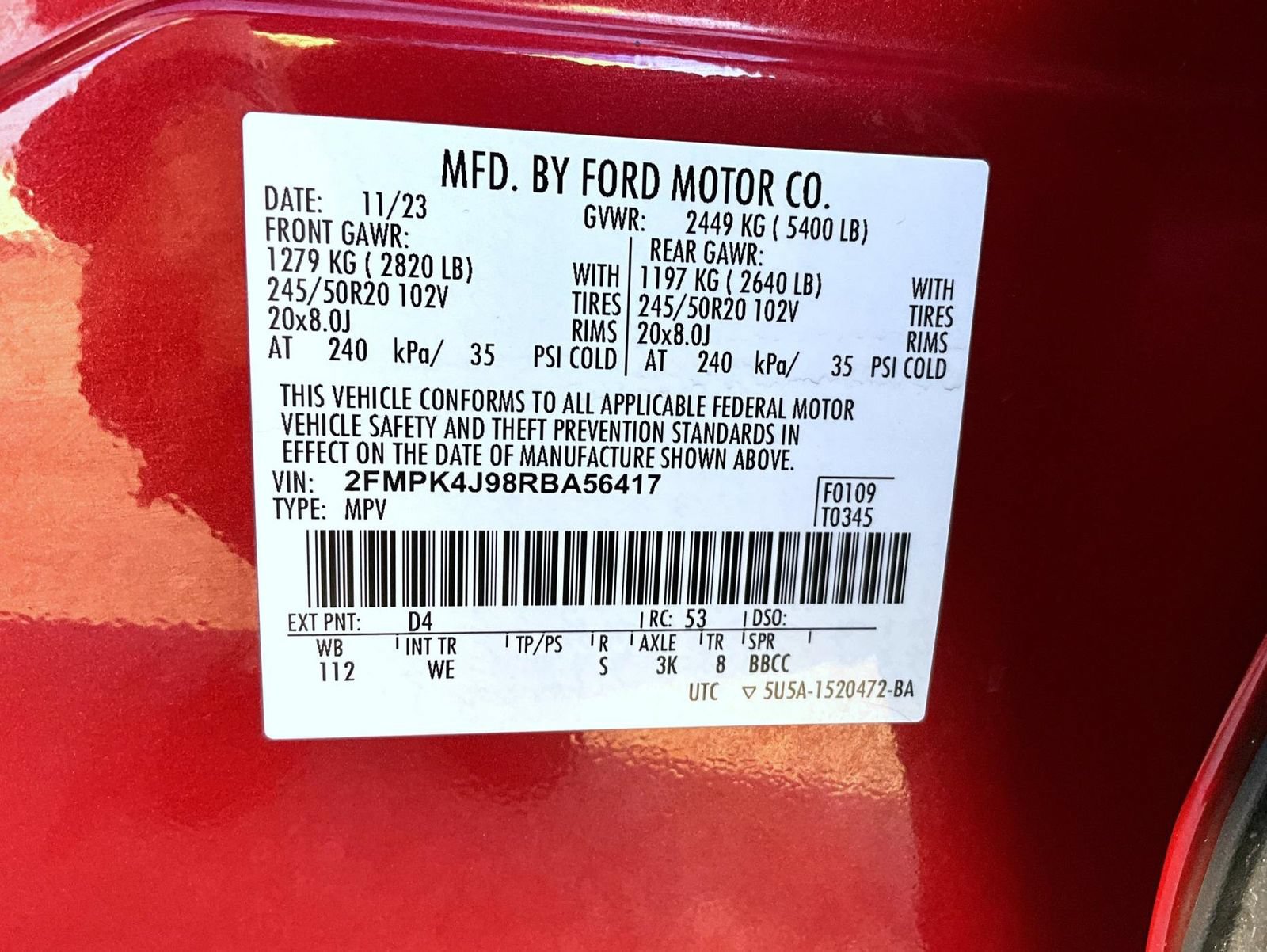 Used 2024 Ford Edge ST-Line AWD/4WD image 27