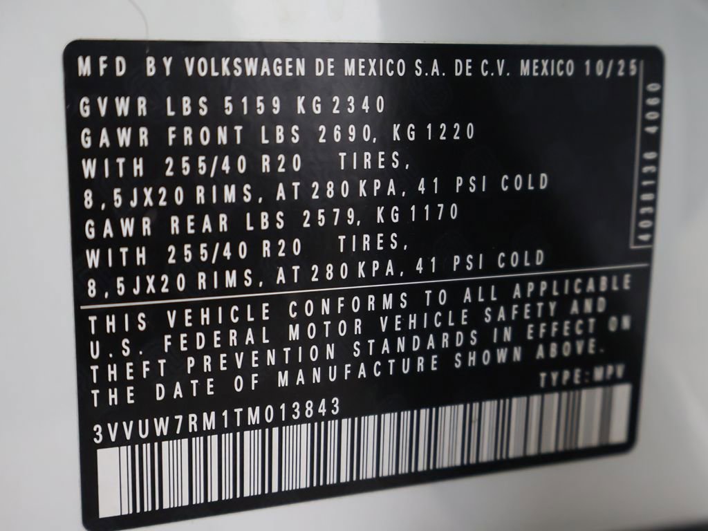 Used 2026 Volkswagen Tiguan SEL R-Line AWD/4WD image 66