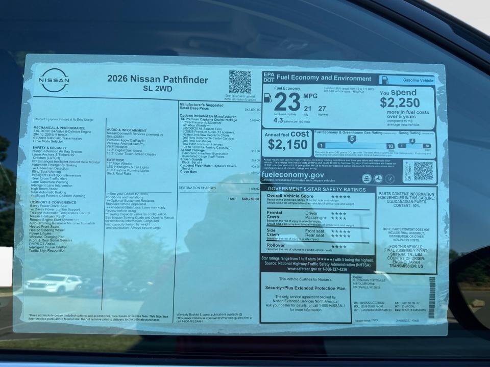 New 2026 Nissan Pathfinder SL w/ SL Premium Package FWD image 33