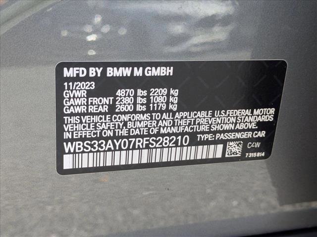 Used 2024 BMW M3 Competition w/ Executive Package image 25