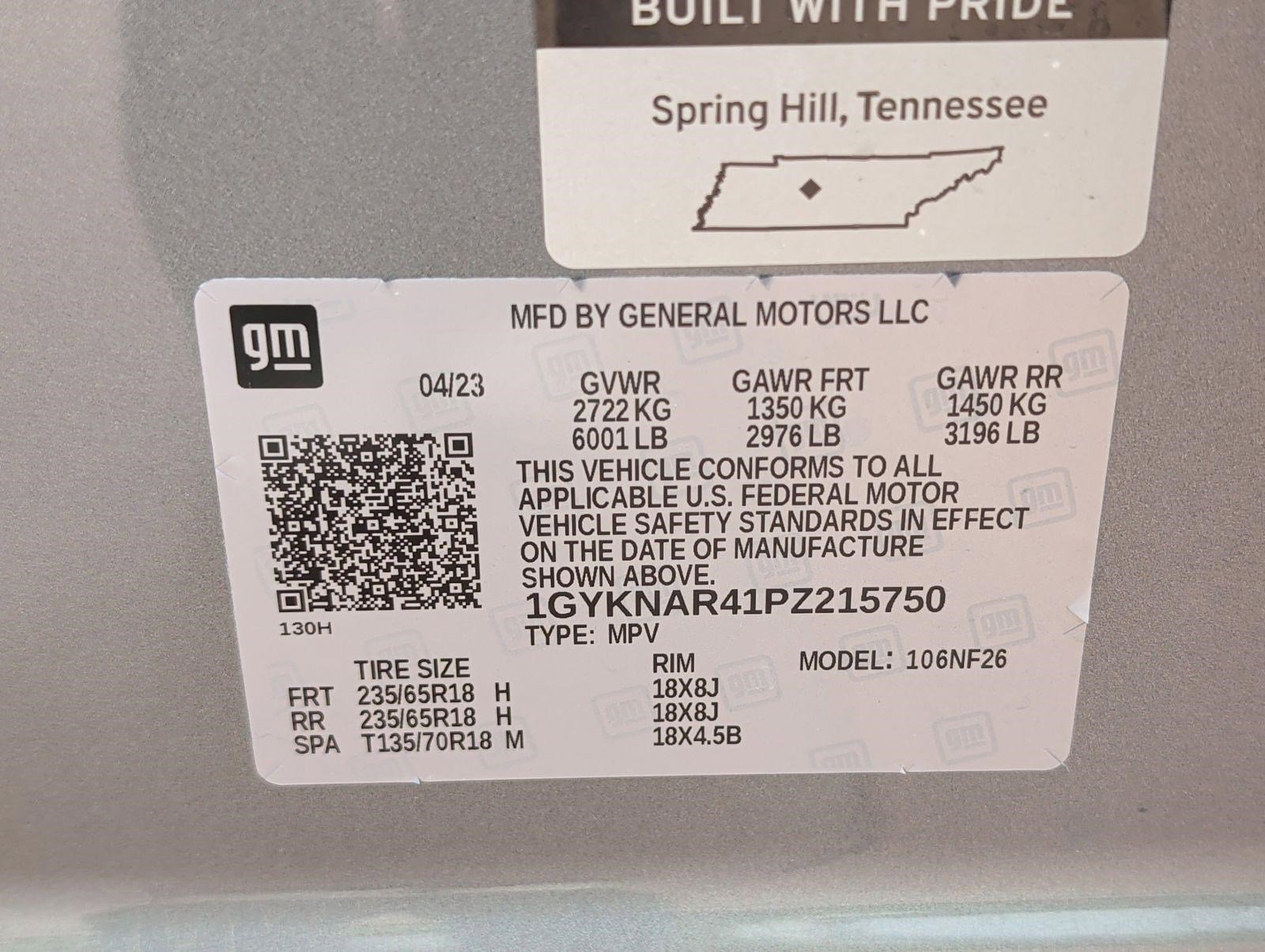 Used 2023 Cadillac XT5 Luxury w/ LPO, Floor Liner Package FWD image 30