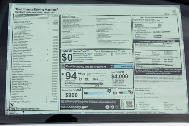 New 2026 BMW i4 xDrive40i w/ Premium Package image 2