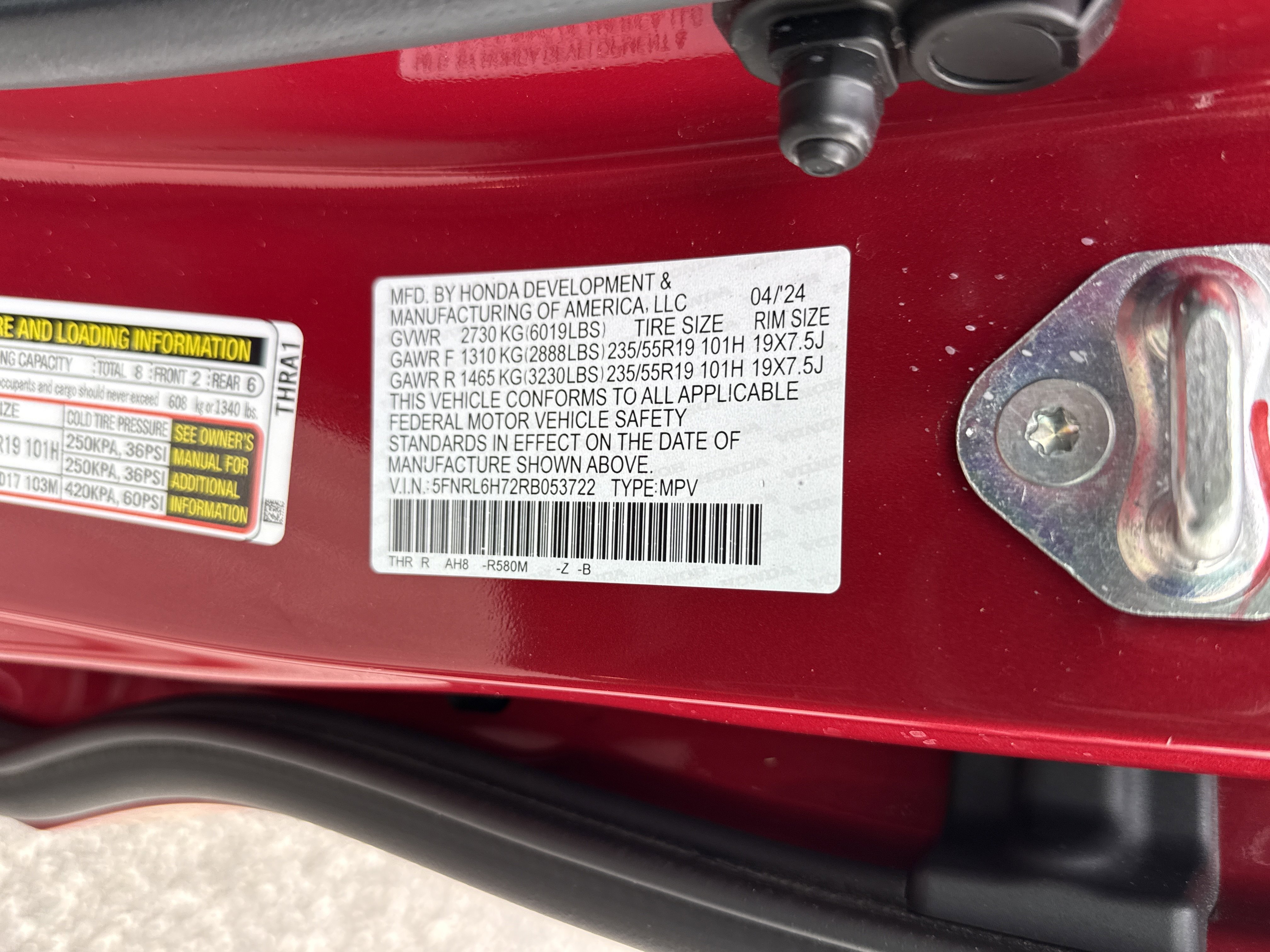 Certified 2024 Honda Odyssey Sport image 37