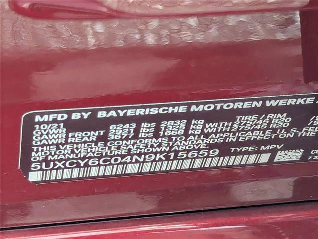 Used 2022 BMW X6 xDrive40i w/ Executive Package AWD/4WD image 22