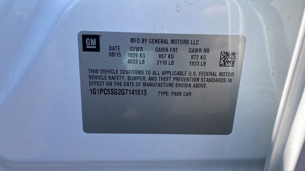 Used 2016 Chevrolet Cruze LS image 26