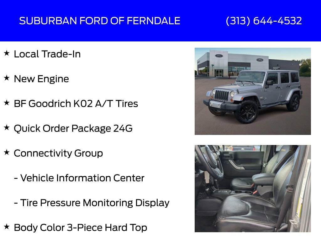Used 2013 Jeep Wrangler Unlimited Sahara w/ Connectivity Group image 4