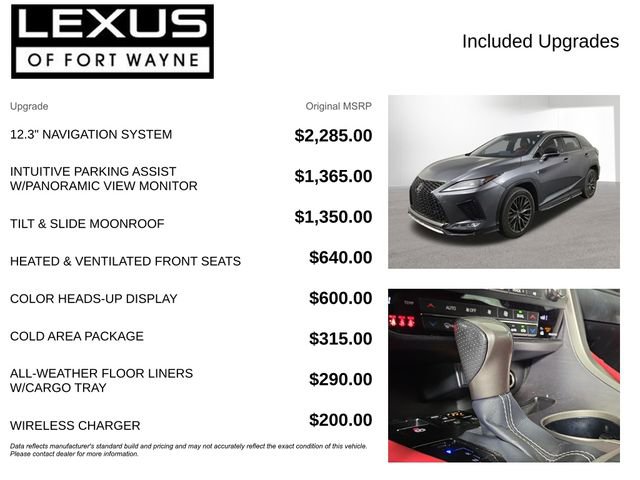 Used 2022 Lexus RX 350 F Sport w/ Cold Area Package AWD/4WD image 4