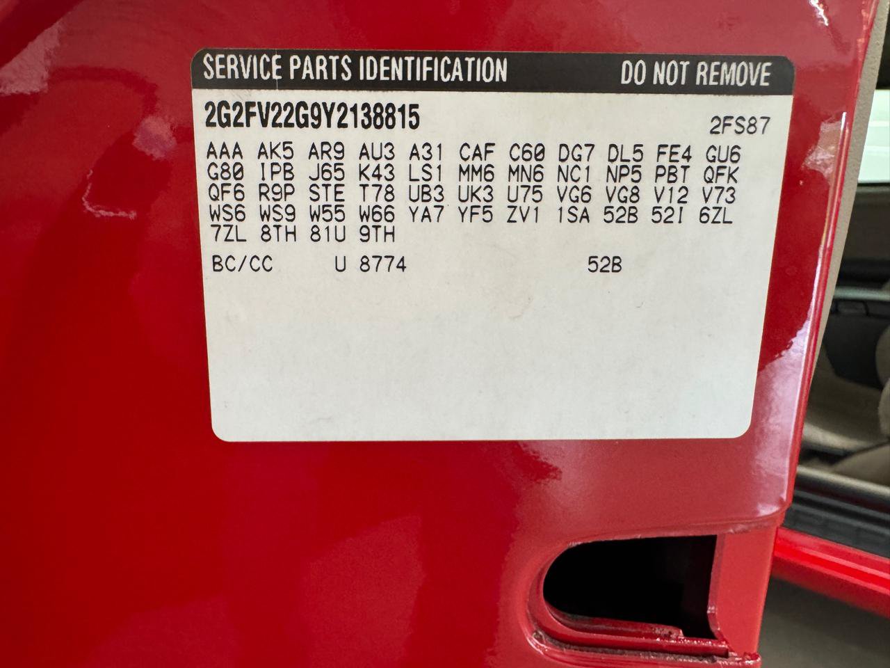 Used 2000 Pontiac Firebird Formula RWD image 44