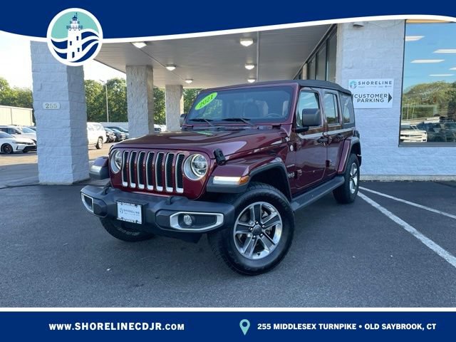 Used 2021 Jeep Wrangler Unlimited Sahara w/ LED Lighting Group