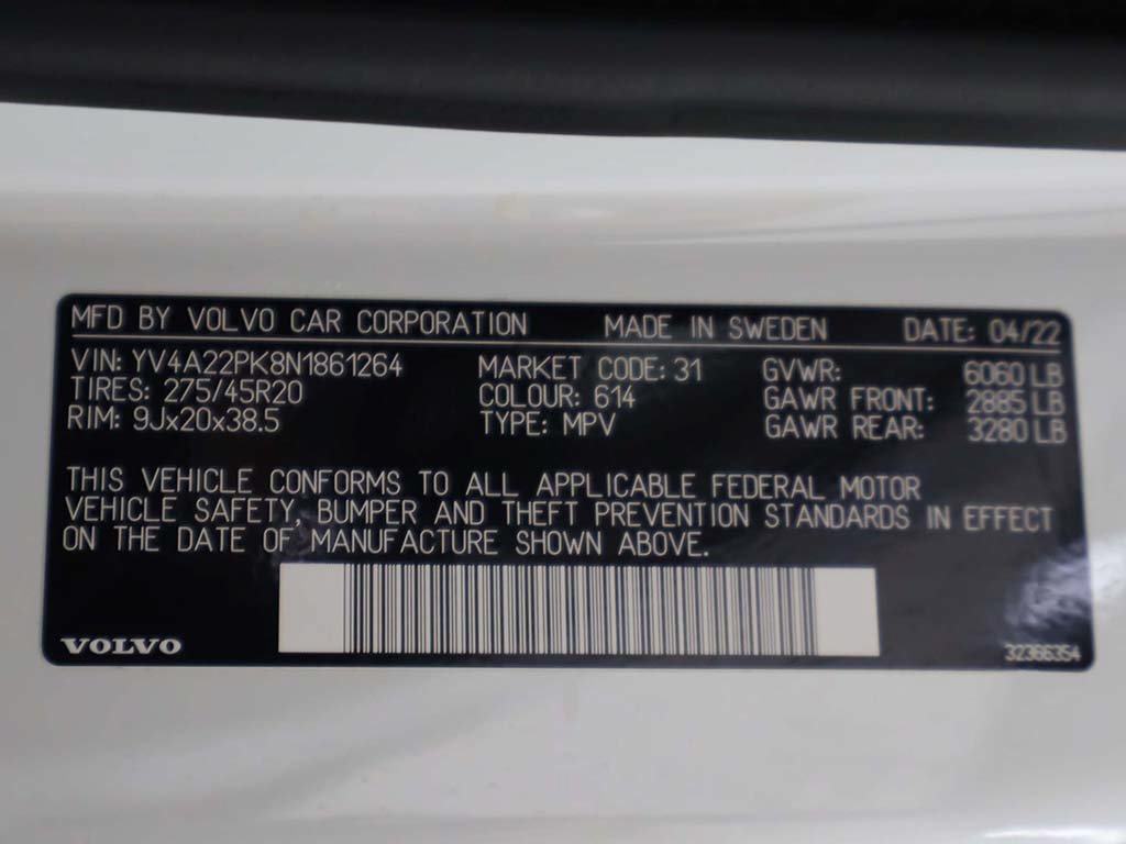 Used 2022 Volvo XC90 T6 Momentum w/ Climate Package AWD/4WD image 65