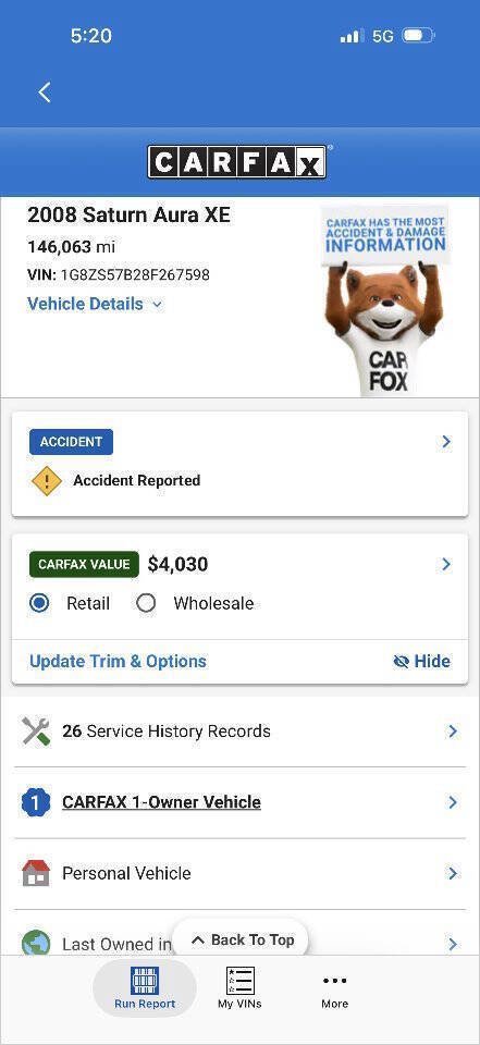 Used 2008 Saturn Aura XE w/ Preferred Package FWD image 18