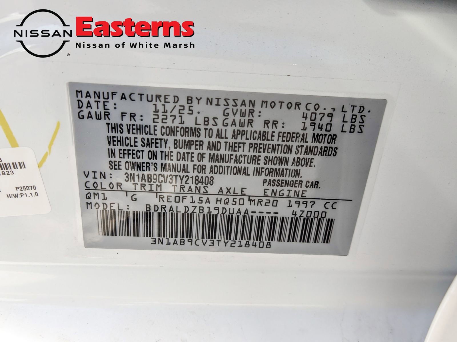 New 2026 Nissan Sentra SV w/ Floor Mat Package image 30