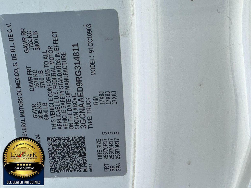 Used 2024 Chevrolet Silverado 1500 W/T w/ WT Fleet Convenience Package image 18