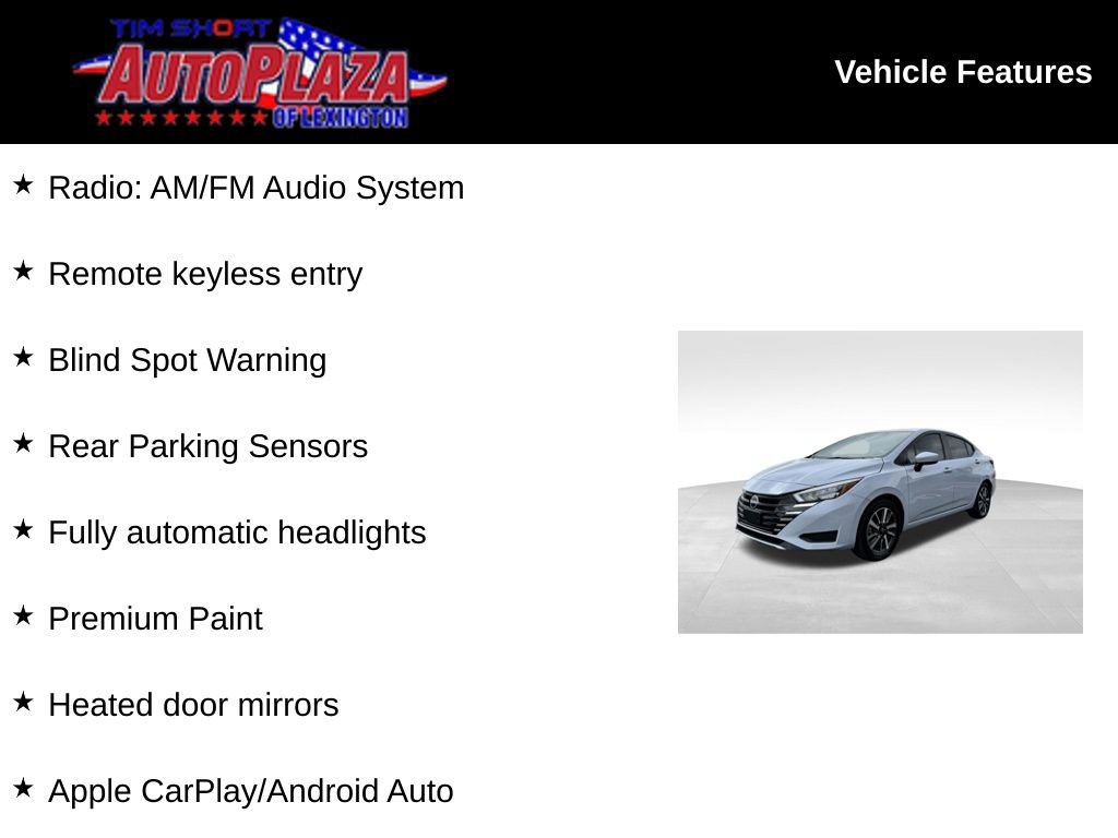 Used 2025 Nissan Versa SV FWD image 7