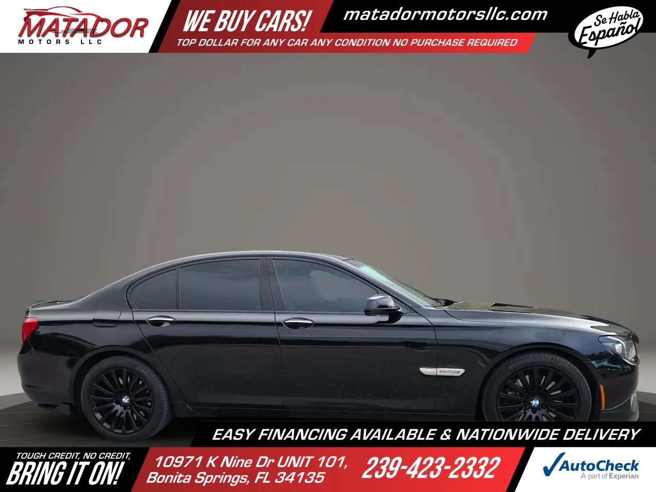 Used 2009 BMW 750i w/ Sport Pkg RWD image 4