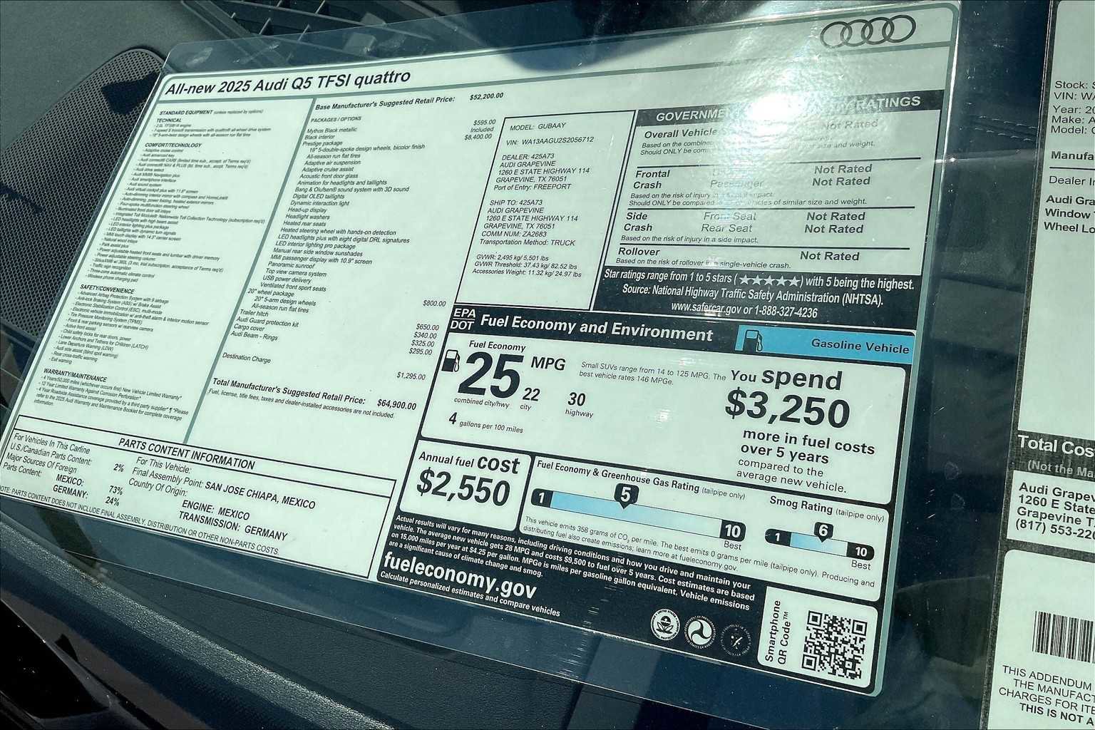 New 2025 Audi Q5 Prestige image 18